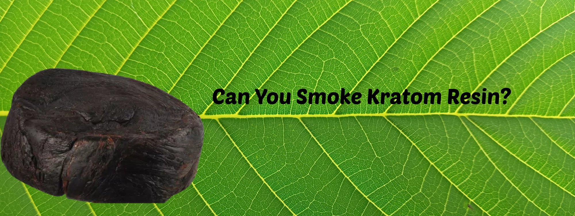 image of can you smoke kratom resin