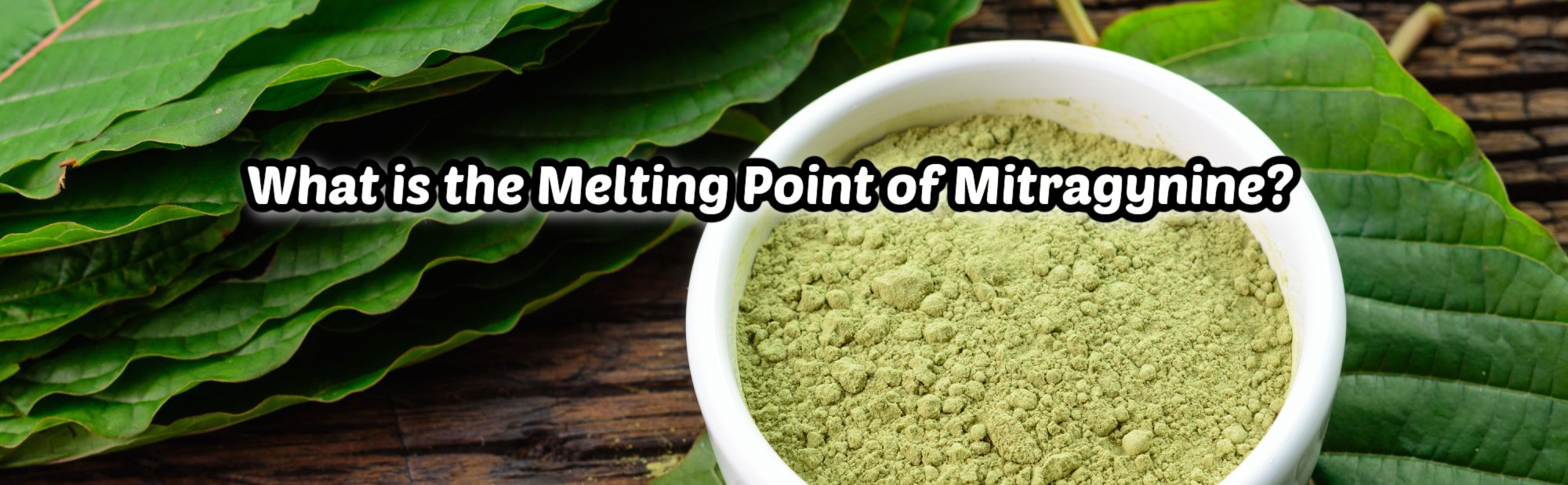 image of what is the melting point of mitragynine