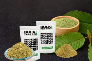 image of green kratom types and strains